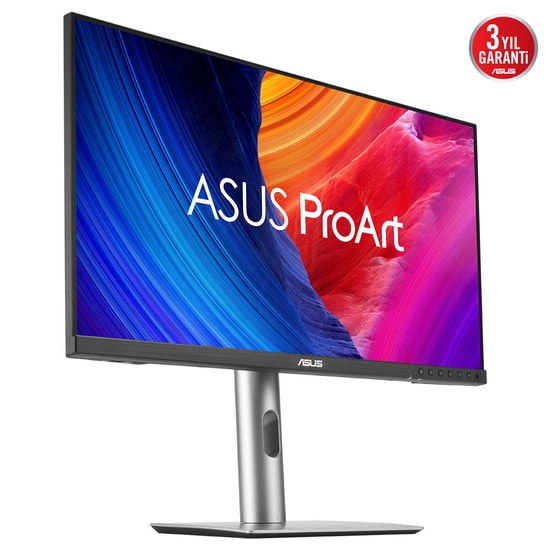 Asus ProArt PA278CGRV 27" 5ms 144Hz 2K QHD IPS Pivot Monitör - HDR400, %95 DCI-P3, USB-C PD 96W, HDMI, DP, Hoparlör