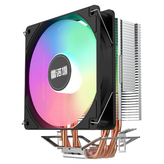 Segotep M140 120mm İşlemci Hava Soğutucu (M140-120MM-AM4-AM5-1200-1700) - FRGB Rainbow LED, Intel ve AMD Uyumlu