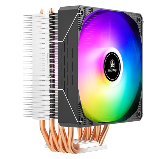 Segotep Frozen Tower T6 Siyah Hava Soğutucu (FROZEN TOWER T6 SIYAH BULK) - 120mm Fan, Intel Uyumlu, LED Işıklı