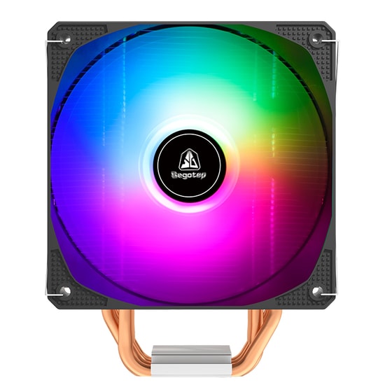 Segotep Frozen Tower T6 Siyah Hava Soğutucu (FROZEN TOWER T6 SIYAH BULK) - 120mm Fan, Intel Uyumlu, LED Işıklı