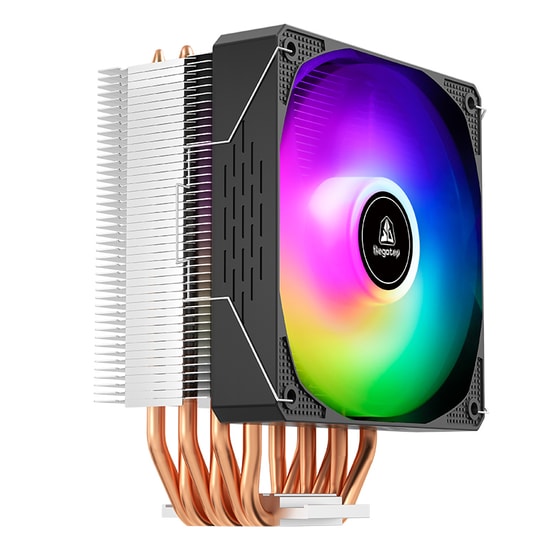Segotep Frozen Tower T6 Siyah Hava Soğutucu (FROZEN TOWER T6 SIYAH BULK) - 120mm Fan, Intel Uyumlu, LED Işıklı