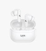 Linktech S160 ANC + ENC Bluetooth V6.0 Beyaz Kablosuz TWS Kulaklık - 4x ENC mikrofon, 10mm Dinamik Sürücü, Type C Şarj