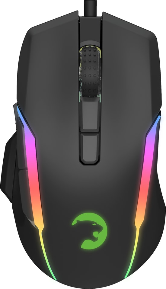 Gamepower Icarus RGB Black Kablolu Optik Oyuncu Mouse (ICARUS-RGB-BLACK) - 10.000 DPI, 9 Tuş, Omron Switch, Siyah