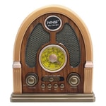 Nettech NNS NS-7061BT Kahverengi Nostalji Radyo ve Bluetooth Hoparlör (NT-118008) - Kablosuz Speaker, FM, Stereo Ses