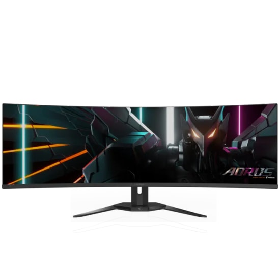 Gigabyte Aorus CO49DQ 49" 0.03ms 144Hz OLED DQHD Curved Oyuncu Monitörü - 5120x1440, HDR400, Type-C, HDMI 2.1