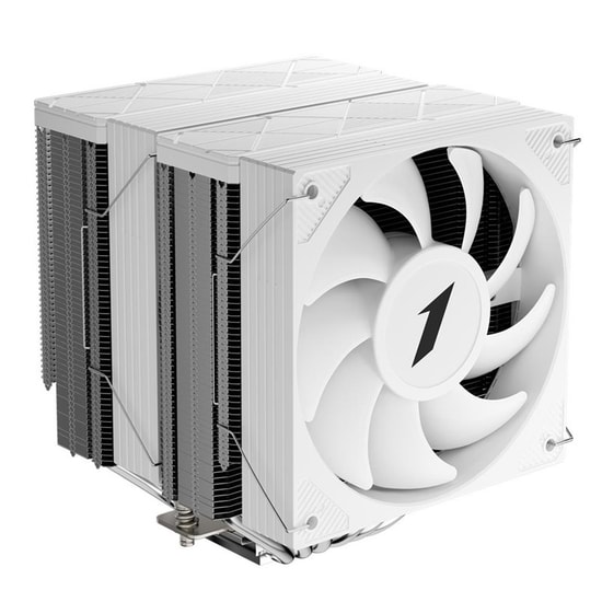 1st Player Cryo CY12D Beyaz 2x120mm İşlemci Hava Soğutucu (CY12D-WH) - 1900 RPM, 4 Pin PWM, AM5/LGA 1851-1700