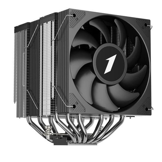 1st Player Cryo CY12D Siyah 2x120mm İşlemci Hava Soğutucu (CY12D-BK) - 1900 RPM, 4 Pin PWM, AM5/LGA 1851-1700