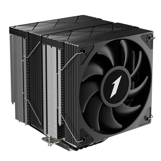 1st Player Cryo CY12D Siyah 2x120mm İşlemci Hava Soğutucu (CY12D-BK) - 1900 RPM, 4 Pin PWM, AM5/LGA 1851-1700