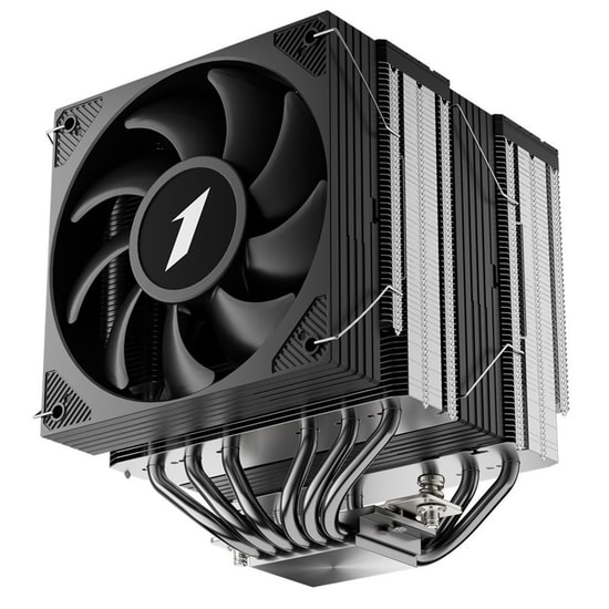 1st Player Cryo CY12D Siyah 2x120mm İşlemci Hava Soğutucu (CY12D-BK) - 1900 RPM, 4 Pin PWM, AM5/LGA 1851-1700