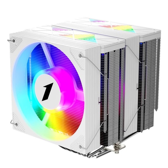1st Player Cryo CY12LD Beyaz 2x120mm İşlemci Soğutucu (CY12LD-WH) - ARGB, 4 Pin PWM, AM5/LGA 1851-1700, 1900 RPM