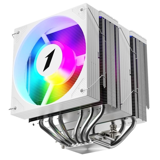 1st Player Cryo CY12LD Beyaz 2x120mm İşlemci Soğutucu (CY12LD-WH) - ARGB, 4 Pin PWM, AM5/LGA 1851-1700, 1900 RPM