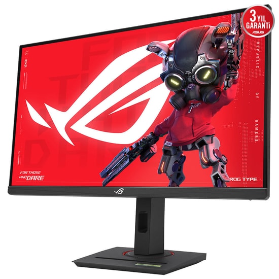 Asus ROG Strix XG27ACMS 27" 320Hz 0.3ms 2K Fast IPS Oyuncu Monitörü - 2560x1440, HDR400, G-Sync, USB-C 15W, Pivot