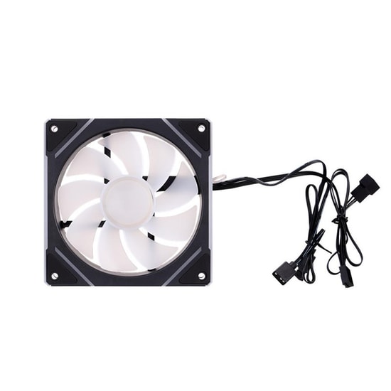 1st Player FC7R Siyah 120mm Reverse ARGB Kasa Fanı (FC7R-BK-1IN1) - 4 Pin PWM, Ayna Tasarımlı, Tekli Paket, Ters Fan