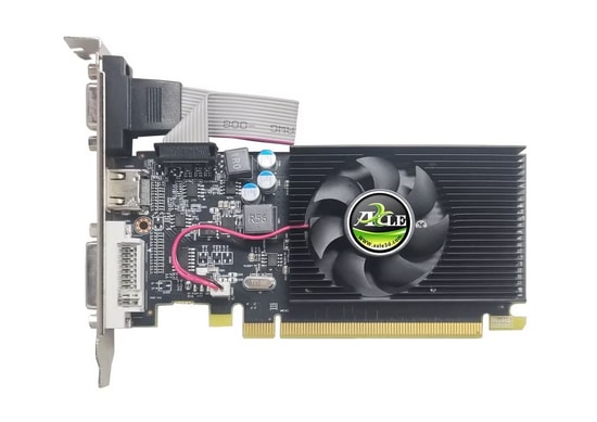 Axle Radeon R5 230 1GB DDR3 64Bit Ekran Kartı (R5-230/1GD3P4CDIL) - HDMI, VGA, DVI, Tek Fanlı, PCIe 2.0-24 Ay