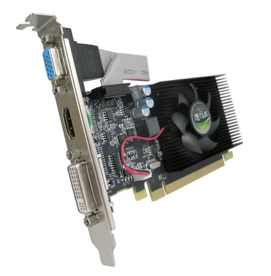 Axle Radeon R5 230 1GB DDR3 64Bit Ekran Kartı (R5-230/1GD3P4CDIL) - HDMI, VGA, DVI, Tek Fanlı, PCIe 2.0-24 Ay