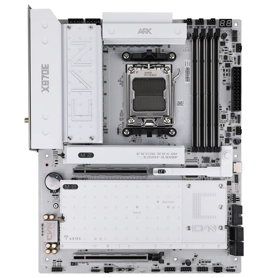 Colorful CVN X870E ARK FROZEN V14 DDR5 AM5 ATX Anakart - 8200MT/s(OC), AMD X870E, 2xM.2, PCIe 5.0, 192GB RAM