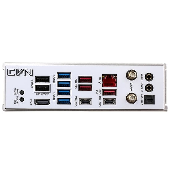 Colorful CVN X870E ARK FROZEN V14 DDR5 AM5 ATX Anakart - 8200MT/s(OC), AMD X870E, 2xM.2, PCIe 5.0, 192GB RAM