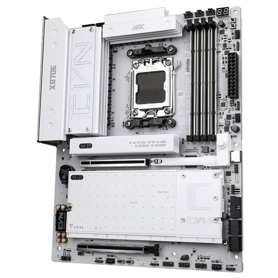 Colorful CVN X870E ARK FROZEN V14 DDR5 AM5 ATX Anakart - 8200MT/s(OC), AMD X870E, 2xM.2, PCIe 5.0, 192GB RAM