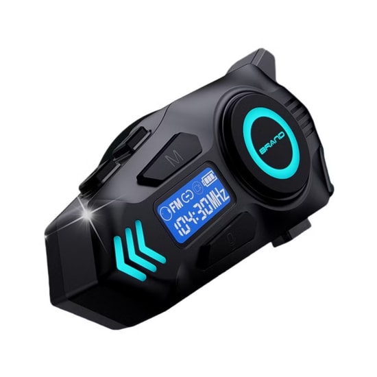 Nettech K09 Bisiklet Motosiklet İnterkom Kulaklık Mikrofon (NT-118042) - Bluetooth 5.0, 500mAh, IPX6 Su Geçirmez