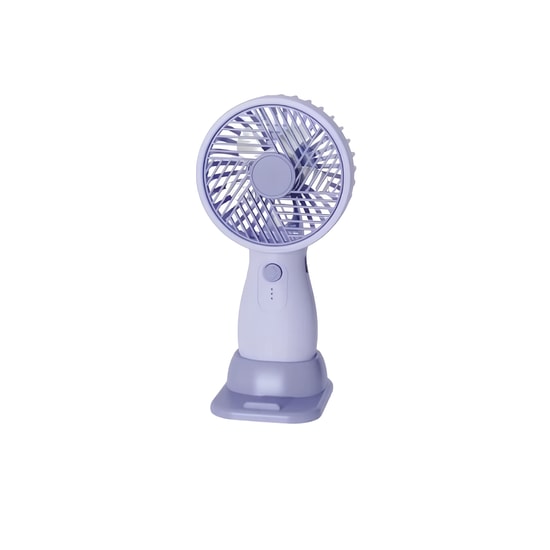 Nettech ES-9200 Mor Mini Boy Şarjlı Masaüstü Fan (NT-118014) - Taşınabilir, Ev-Ofis-Okul, Type-C Şarjlı, Sessiz