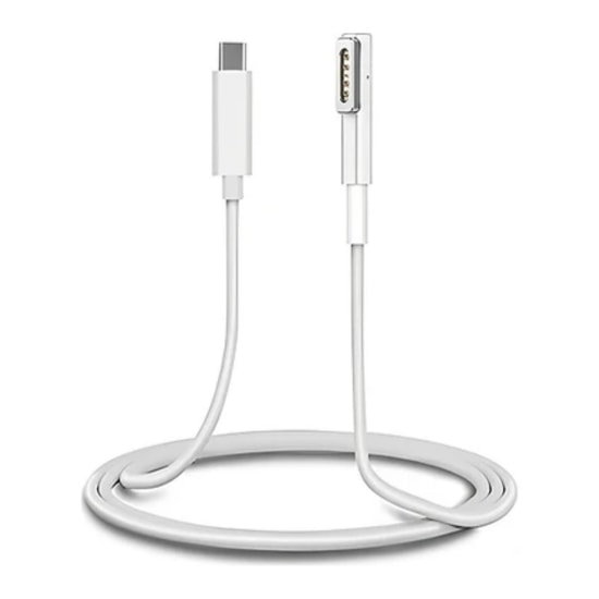 Nettech NT-118041 Magsafe 1 45W 150 Cm Type-C Şarj ve Data Kablosu (Beyaz) - 1.5m Plastik Gövde, Hızlı Şarj Desteği