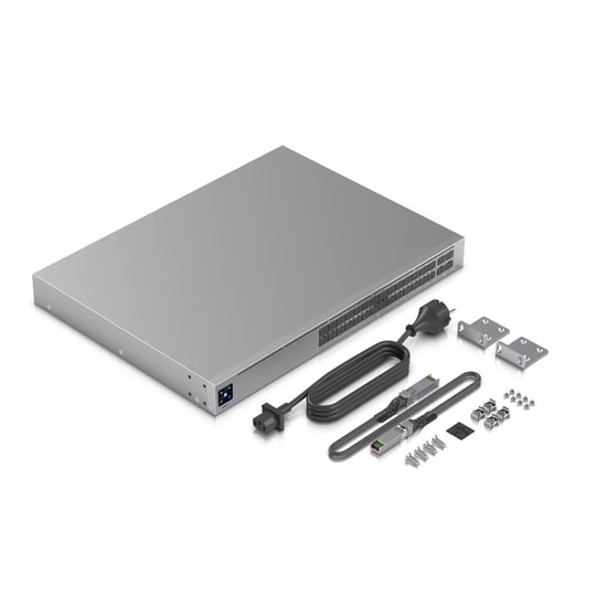 Ubiquiti USW-PRO-AGGREGATION L3 Yönetilebilir Switch - 28 Port 10G SFP+, 4 Port 25G SFP28, Rackmount Kasa Ağ Anahtarı