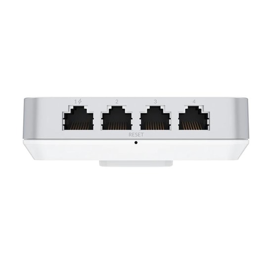 Ubiquiti UniFi 6 U6-IW WiFi 6 Duvar Tipi Access Point - 5.3Gbps, 4x4 MIMO, 5 Port Gigabit, PoE, Adaptörsüz