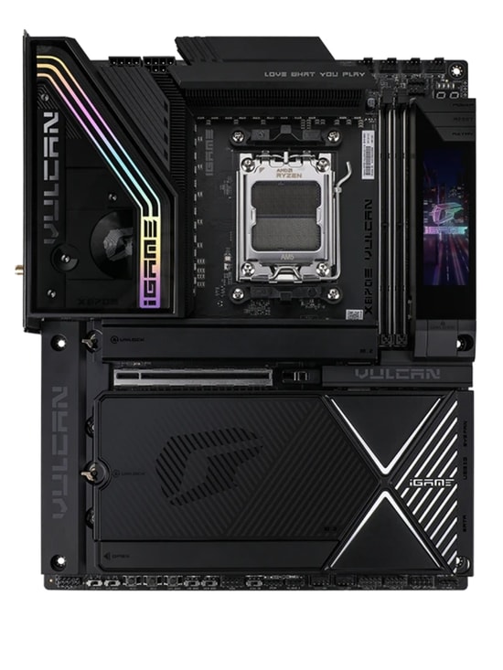 Colorful iGame X870E Vulcan OC V14 AM5 DDR5 ATX Anakart - 10000MHz(OC), Wi-Fi 7, 5xM.2, PCIe 5.0, 128GB RAM Destek