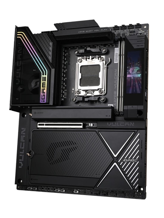 Colorful iGame X870E Vulcan OC V14 AM5 DDR5 ATX Anakart - 10000MHz(OC), Wi-Fi 7, 5xM.2, PCIe 5.0, 128GB RAM Destek