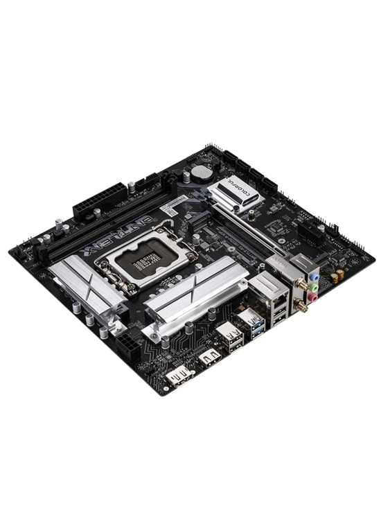 Colorful BATTLE-AX H810M-A WIFI V20 DDR5 6400MHz Anakart - LGA 1851, 96GB RAM, 2xM.2, PCIe 5.0, WiFi, mATX