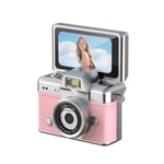 Nettech Castu LK-027 Pembe Mini Flip Dijital Aksiyon Kamera (NT-118027) - Çocuklar İçin Selfie Özellikli Kamera