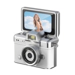 Nettech Castu LK-027 Beyaz Mini Flip Dijital Aksiyon Kamera (NT-118025) - Çocuklar İçin Selfie Özellikli Kamera