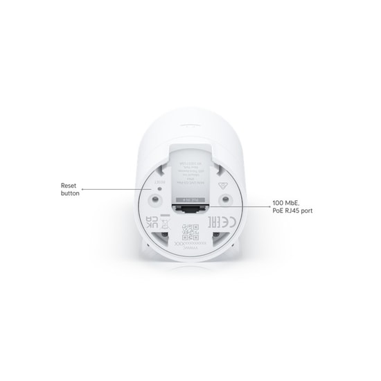 Ubiquiti UVC-G5-FLEX 4MP IP Kamera - 2.8mm Lens, 6m IR, Dahili Mikrofon, İnsan/Araç/Hayvan Algılama, PoE, IPX4
