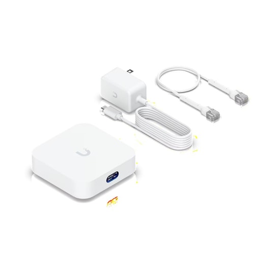 Ubiquiti UniFi Express UX-EU WiFi 6 Router - AX3000, 2 Port Gigabit, 50 Kullanıcı Desteği, Mesh, Bluetooth