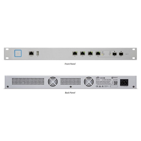 Ubiquiti USG-PRO-4 Enterprise Gateway Router - 4 Port, 2xSFP WAN, Rackmount, VPN Service, Güvenli Ağ Cihazı