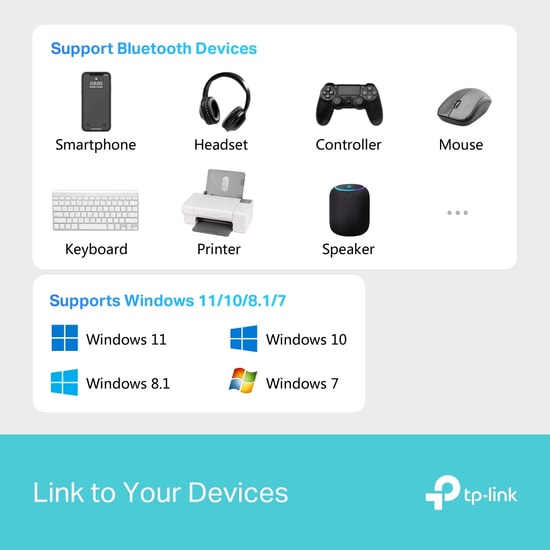 TP-Link UB600 Bluetooth 6.0 Nano USB Adaptör - Tak Çalıştır, Geriye Dönük Uyumluluk, Yüksek Hızlı Veri Aktarımı