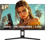 Gamepower KAZE T20 27 Gaming Monitör - 27" Fast IPS 240Hz 0.5ms FHD, HDR400, 2x2W Speaker, G-Sync, FreeSync