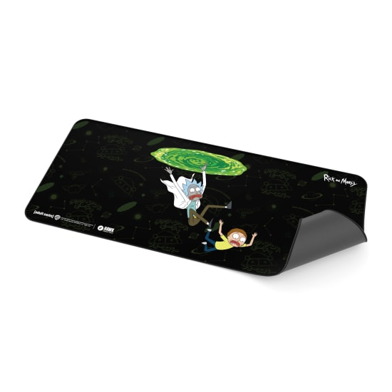 Hawk Rick And Morty Portal 90x40 Mouse Pad (RICK-MORTY-PORTAL-90X40-MP) - XL 900x400mm, 3mm, Kaymaz Taban Oyuncu Pad