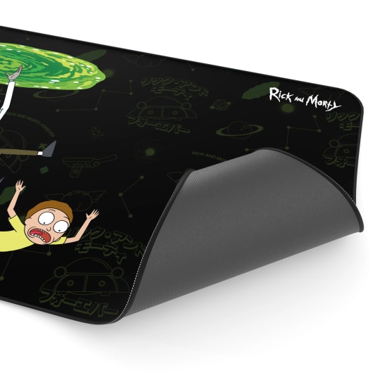 Hawk Rick And Morty Portal 90x40 Mouse Pad (RICK-MORTY-PORTAL-90X40-MP) - XL 900x400mm, 3mm, Kaymaz Taban Oyuncu Pad