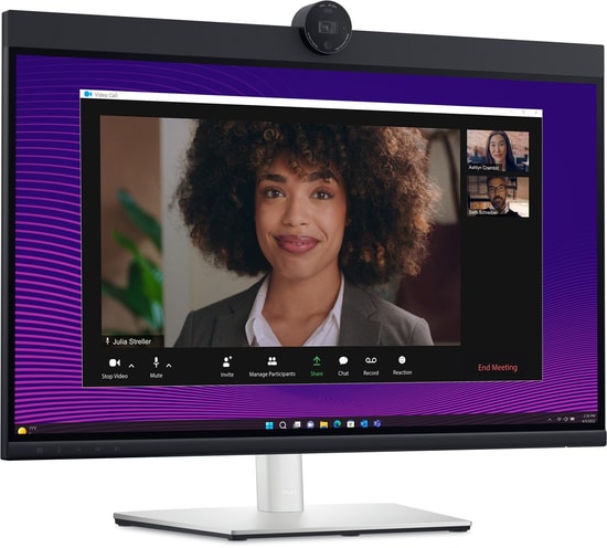 Dell P2724DEB 27" QHD Video Konferans Monitörü - 2560x1440, 8ms, 60Hz, IPS, HDMI, DP, USB-C, Pivot, VESA, Hoparlör