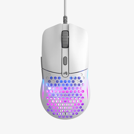 Glorious Model O Eternal GLO-OE-W-WHT Beyaz RGB Kablolu Oyuncu Mouse - 12000 DPI, 55g Hafiflik, 300 IPS, 6 Tuş