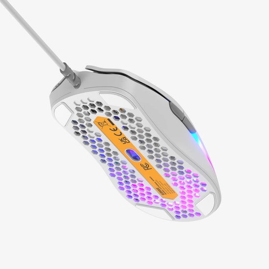 Glorious Model O Eternal GLO-OE-W-WHT Beyaz RGB Kablolu Oyuncu Mouse - 12000 DPI, 55g Hafiflik, 300 IPS, 6 Tuş