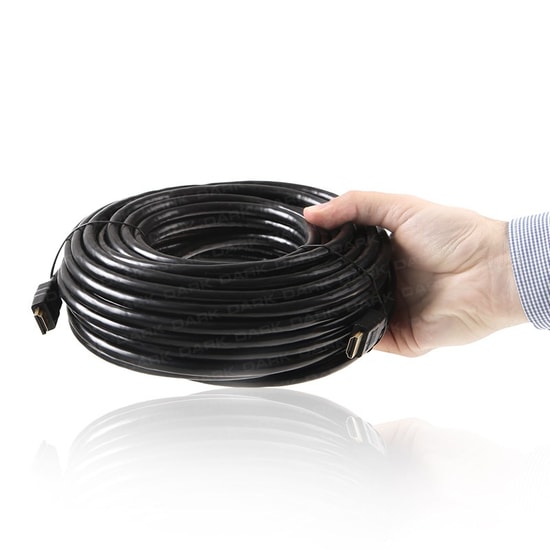 Dark DK-HD-CV14L2000 20 Metre 4K HDMI v1.4 Kablo - Altın Uçlu, 3D ve Ağ Destekli, 4K 30Hz, Yüksek Hızlı Veri Aktarımı