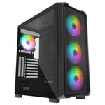 Rampage X-CHAIN 750W 80 Plus Bronze ATX Oyuncu Kasası - Temperli Cam, 4x120mm RGB Fan, 650W Real Güç Kaynağı