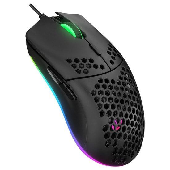 Rampage Broker V2 KB-R310 Siyah Oyuncu Klavye Mouse Seti - Gökkuşağı Aydınlatmalı, Q Klavye, 2400 DPI Optik Mouse