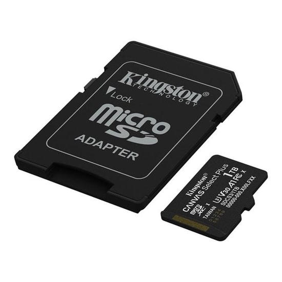 Kingston 1TB Canvas Select Plus G3 MicroSD (SDCS3/1TB) - 150MB/s, CL10, A1, microSDXC, UHS-I, 4K Hafıza Kartı