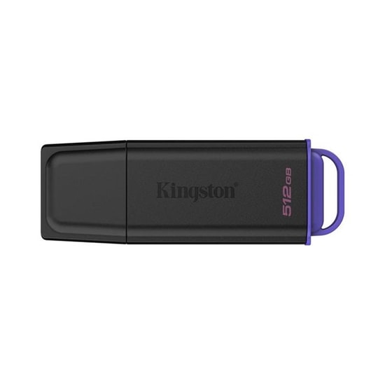 Kingston DataTraveler Exodia G2 512GB USB 3.2 Gen 1 Flash Bellek (DTXG2/512GB) - Siyah/Mor, USB Type-A, NAND Bellek