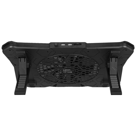 Rampage AD-RC8 Showy RGB Notebook Soğutucu Stand - 180mm Fan, 15-17.3" Uyumlu, 7 Kademeli, Siyah, 2xUSB Port