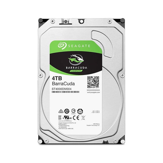 Seagate Barracuda ST4000DM004 4TB 3.5 Inç Dahili Disk HDD - 5400 RPM, 256MB Ön Bellek, SATA 3.0, 190 MB/s Okuma
