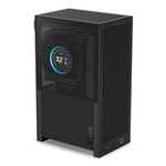 NZXT H2 Flow Siyah Mini-ITX Bilgisayar Kasası (CI-H21FB-01) - PCIe 5.0 Riser Kablo, Kompakt Tasarım, USB-C